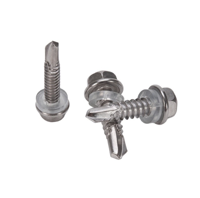 Metrica HEX testa di acciaio inossidabile per auto-perforazione per il tetto di vite 4.2 4.8 5.5 6.3 per INCH sistema di misurazione in industria