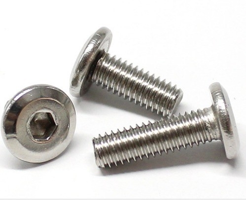 Manopole di metallo con scanalatura Philips Hex Head Chicago Black Oxide Binding Book Screw Maschio Femmina