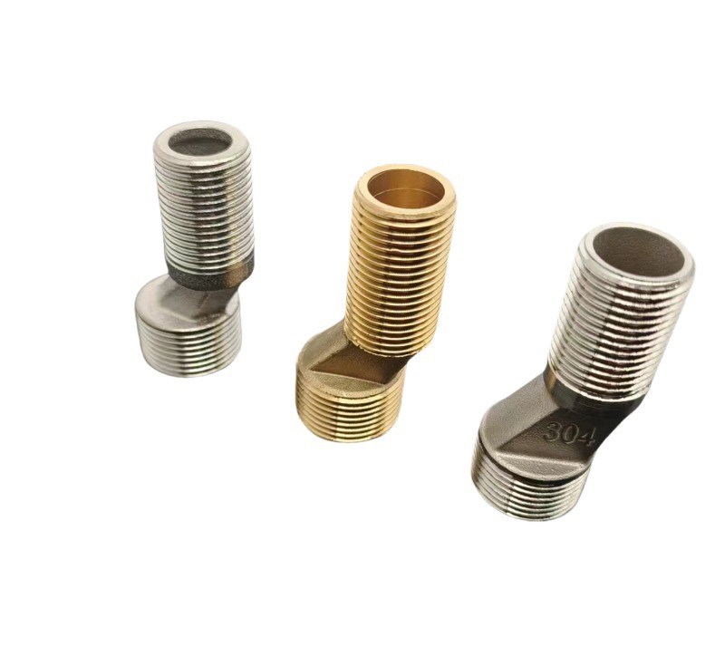 Valvola di miscelazione per doccia resistente alla corrosione con giunto eccentrico del rubinetto in ottone