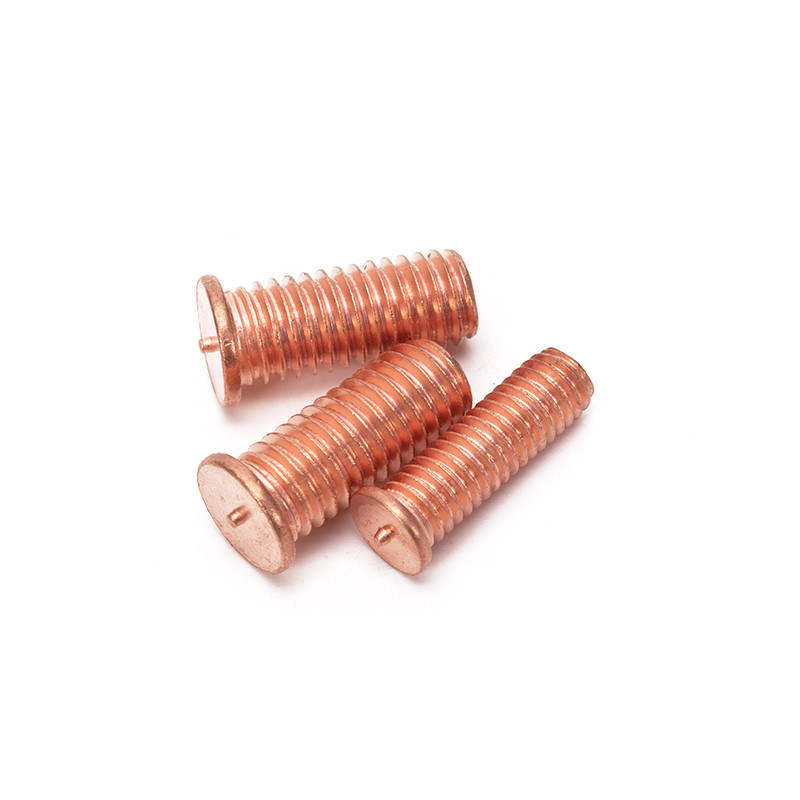 Fabbricazione in acciaio inossidabile JIS Standard Copper Plated Weld Stud for Sheet Metal M3 M4 M5 M6 M8 M10 M12 M20 Bolt DIN Standard