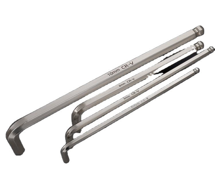 Durable Max Torque Capacità 700lb-ft Acciai inossidabili 304 L forma Hex Allen Set Allen chiave a sfera chiave hex di acciaio al carbonio per la riparazione di auto