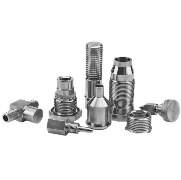 Bushing in acciaio inossidabile ottone alluminio plastica personalizzata fresatura CNC di precisione di tornitura parti di lavorazione con codice testa quadrata