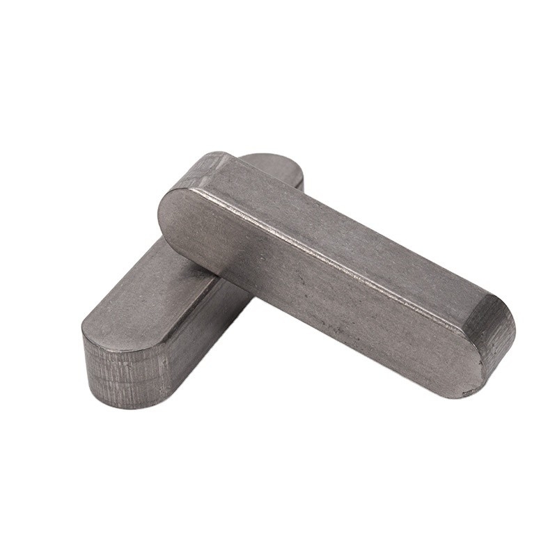 Chiavetta parallela metrica a punta rotonda Set di chiavi a piuma a punta parallela Chiavetta a trazione parallela 3mm 4mm 5mm 6mm Keyway Ossido nero DIN