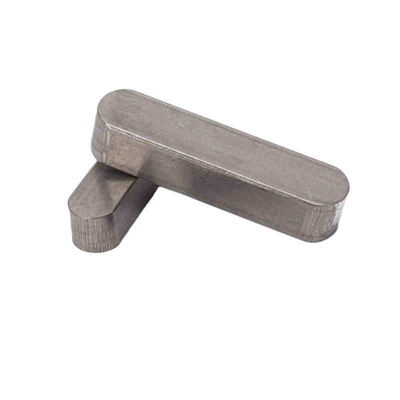 Zinc rivestito BS Standard in acciaio inossidabile DIN6885 Tipo A doppia estremità rotonda albero parallelo pin chiave piatta 8mm 10mm 12mm 14mm 16mm 20mm 25mm 30mm 35mm 40mm 50mm