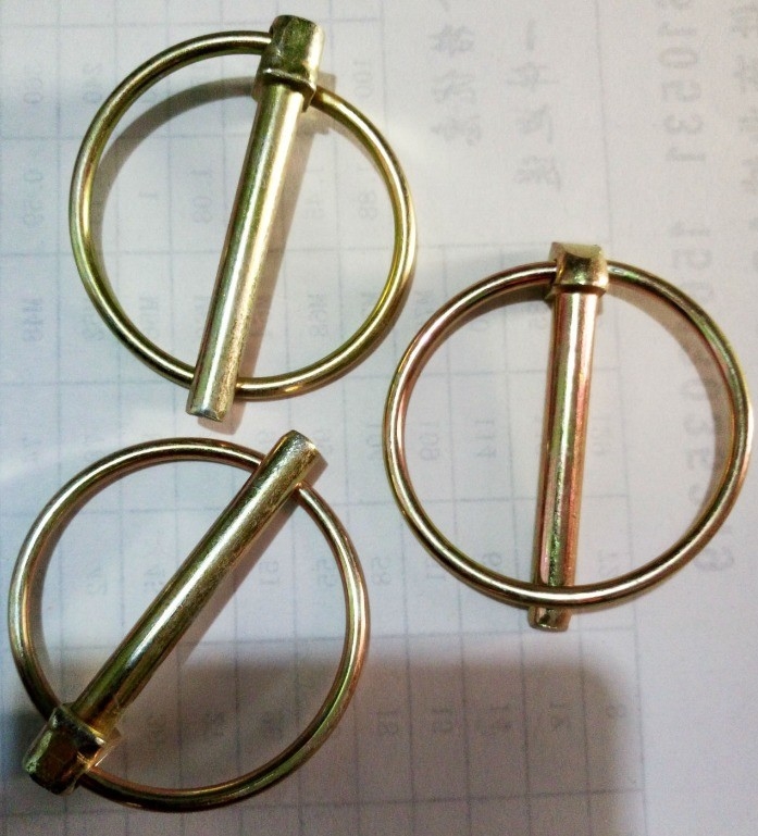 Acciaio inossidabile 201/304/316 resistente alla corrosione rotondo quadrato a rilascio rapido filo di blocco pin lincia pin con finitura zinco