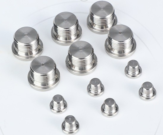 Resistente alla corrosione 304 in acciaio inossidabile interno Hexagon testa bloccata testa intonacata connesori di tubi metallici di olio