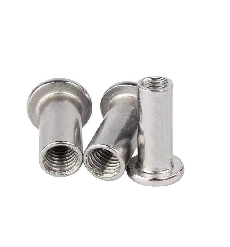 Zinc Finish Internal Thread Sleeve Nut per applicazioni pesanti Grado 8.8 A2-50 A2-70 A4-70 Thread Dimensione m5 m6 m8 m10 m12