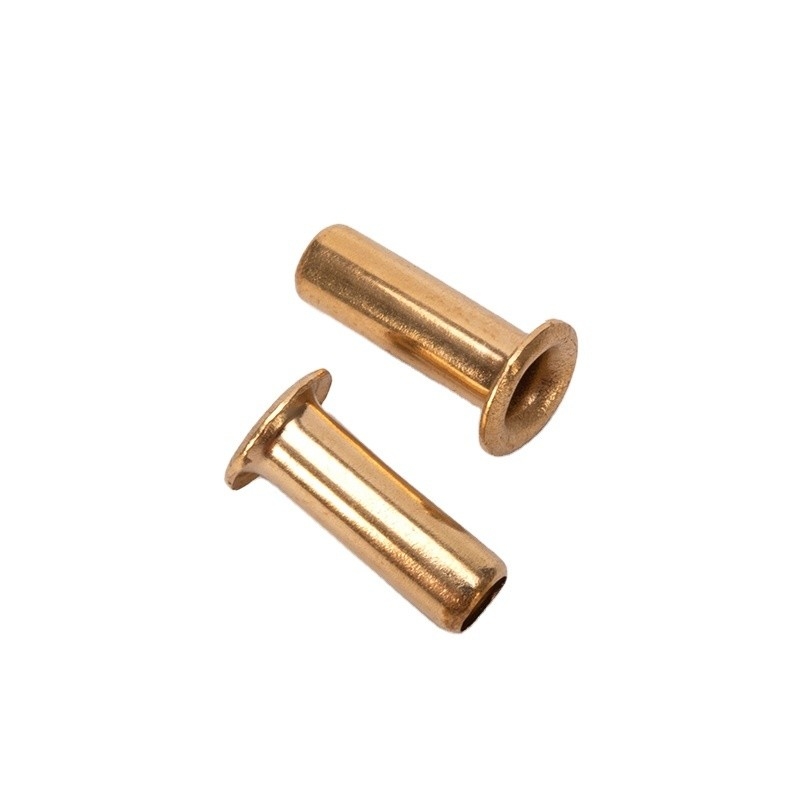 ANSI/ASME Standard 1.5mm 2.5mm 3mm 4mm rame ottone o acciaio rivetto PCB tubolare cavo con finitura resistente alla corrosione