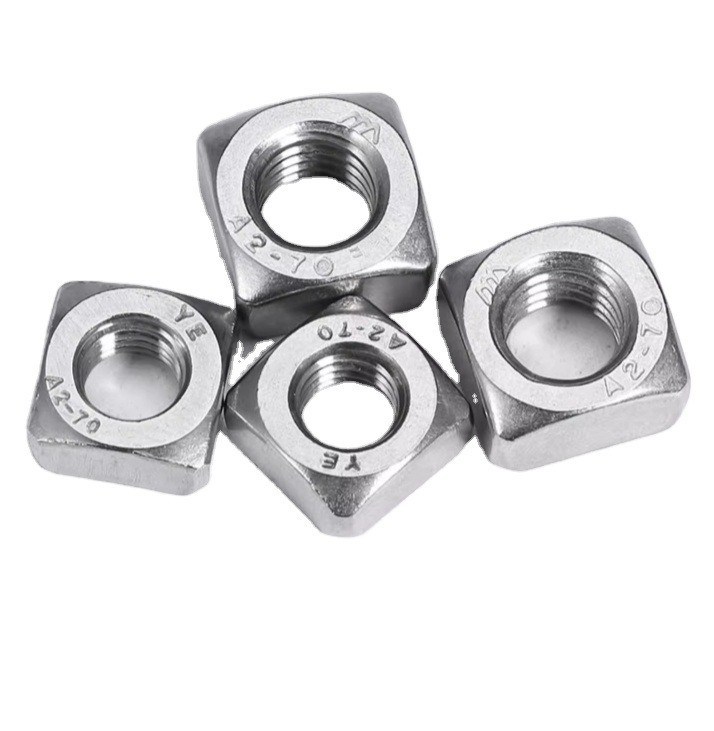 Acciaio inossidabile DIN Standard di acciaio inossidabile zincato con nocciola sottile quadrata per il prodotto di fissaggio nelle applicazioni alimentari e delle bevande