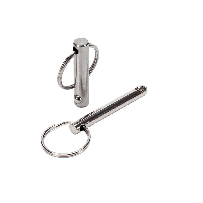Industria Generale Auto-bloccaggio a molla Bloccaggio a sfera caricato Pini di rilascio rapido M5 M6 M8 Linea in acciaio inossidabile Array Push Button Handle per audio