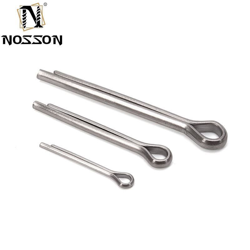 Pini a fessura in acciaio inossidabile di alta qualità per bloccaggio di pin di clevis standard DIN94