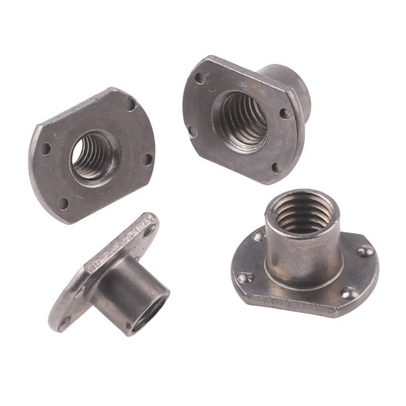 Sistema di misurazione metrico Noce di saldatura a forma di T M6 M8 M10 8mm 10mm 12mm 14mm 16mm 20mm 25mm 30mm 35mm 40mm 50mm Lunghezza bulloni