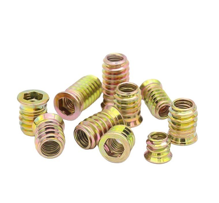 Sistema metrico di misurazione in acciaio inossidabile 201/304/316 M6 M8 M10 Noccioline di legno a filo per mobili e per mobili di lunga durata